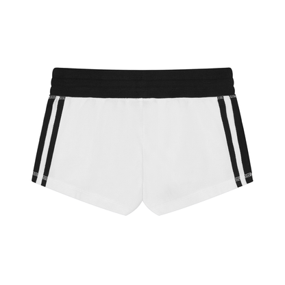 Contrast-Stripe Track Shorts