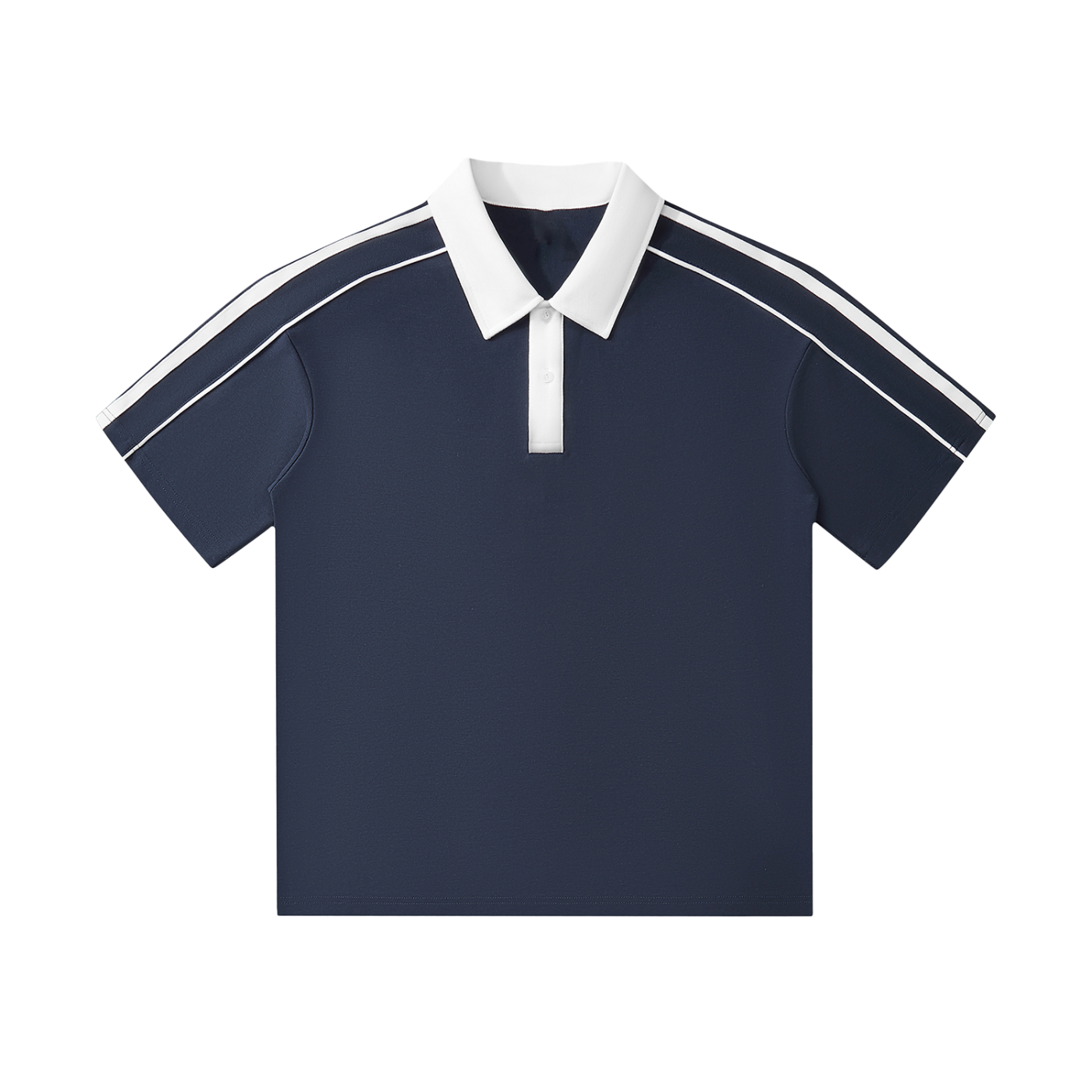 Collar Short-Sleeve Polo Shirt