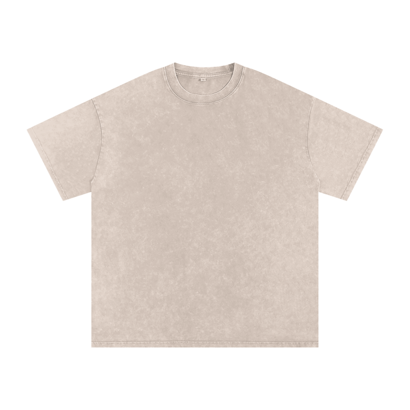 Snow Wash Oversized Cotton Tee