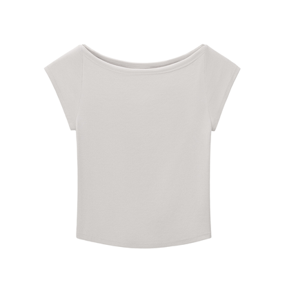 Wide-Neck Baby Tee