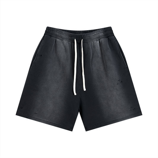 Sun-Fade Distressed Shorts product photo – Aurex