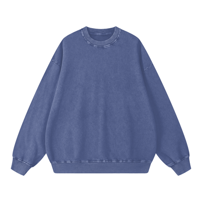 Snow Wash Oversized Sweatshirt