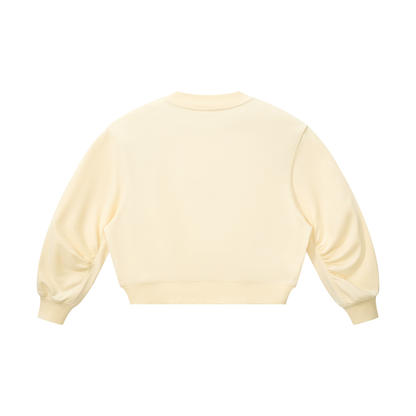 Crop V-Neck Sweatshirt