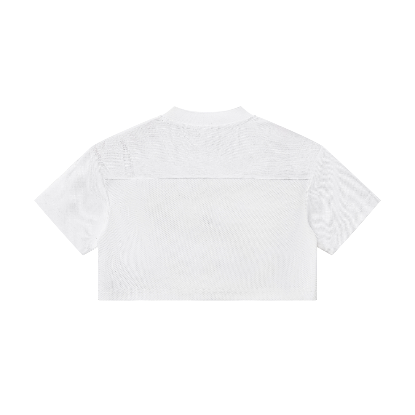Cropped Paneled V-Neck Top