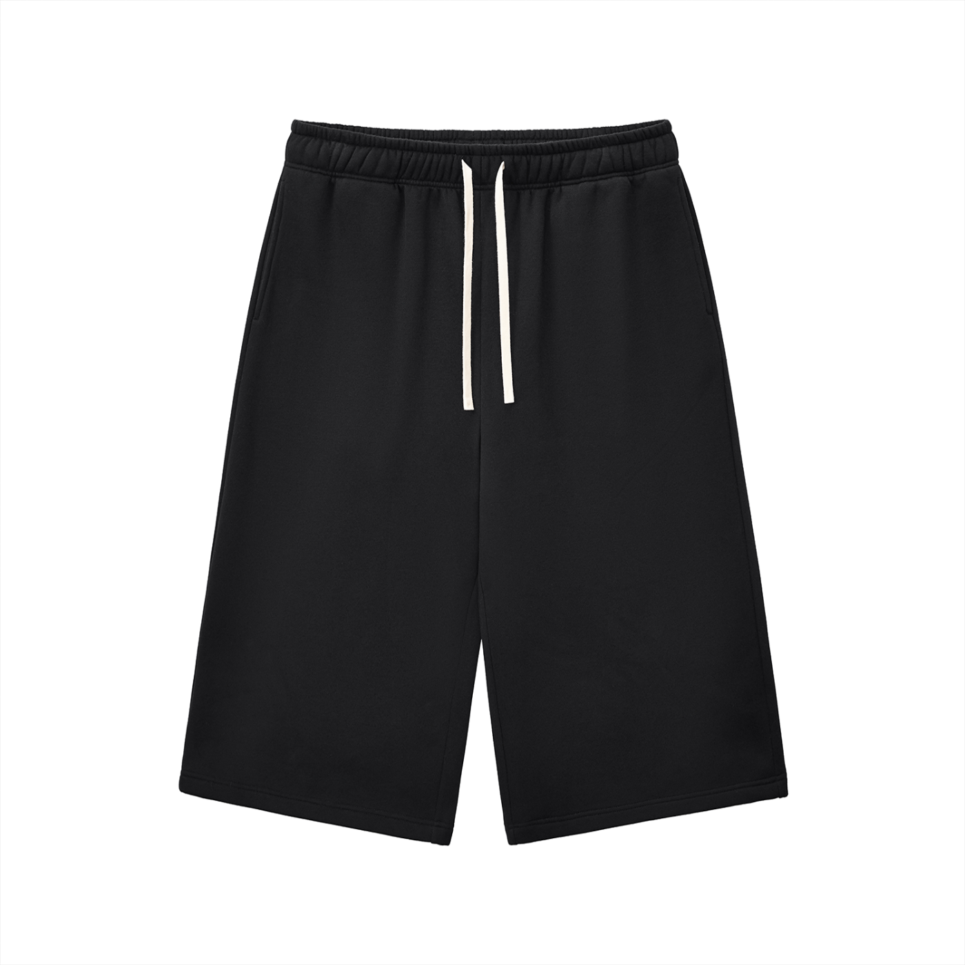 Relaxed Drawstring 3/4 Sweatpants