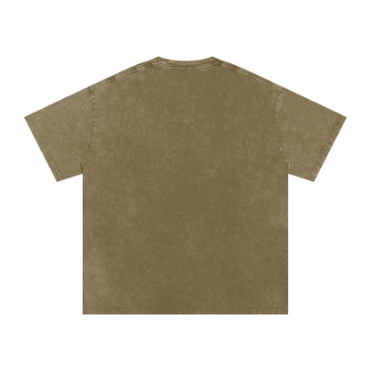 Snow Wash Oversized Cotton Tee