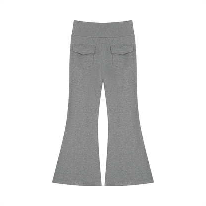 Drawstring Flared Pants