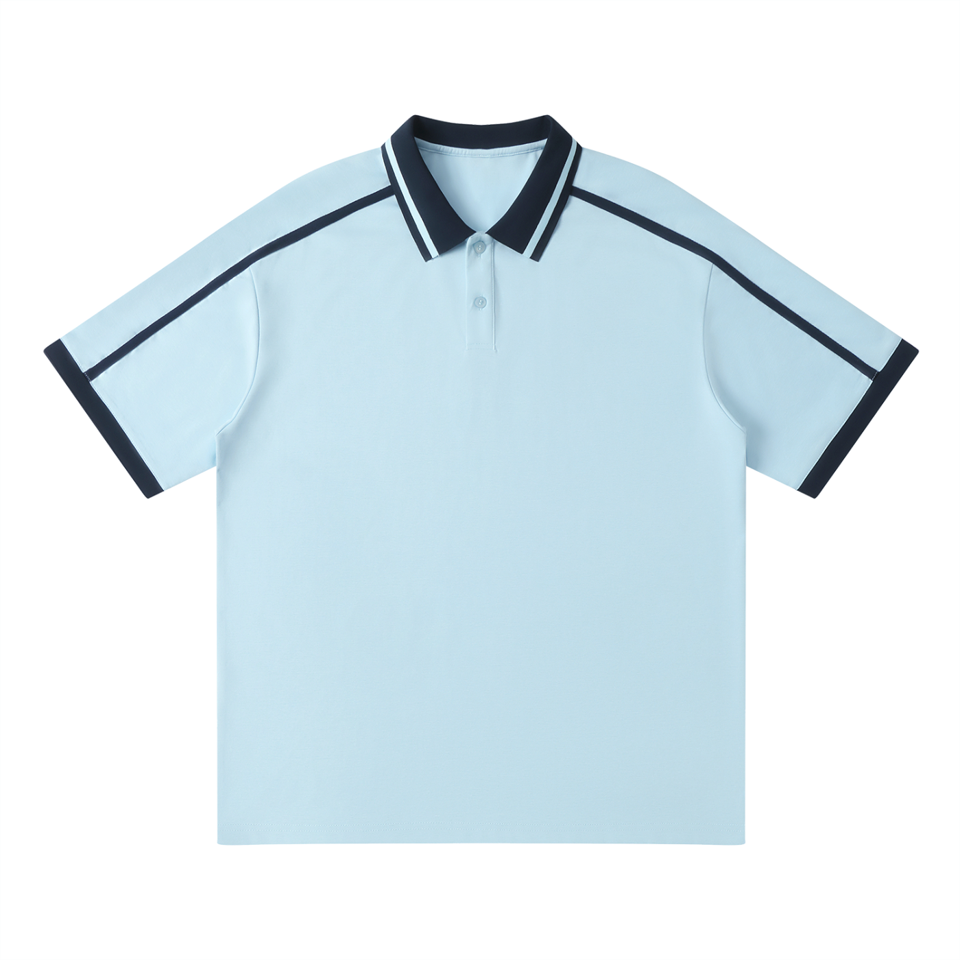 Contrast-Piping Polo