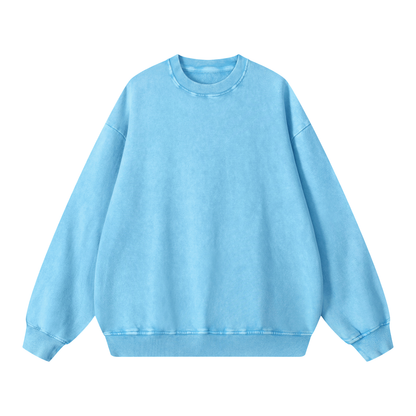 Snow Wash Oversized Sweatshirt