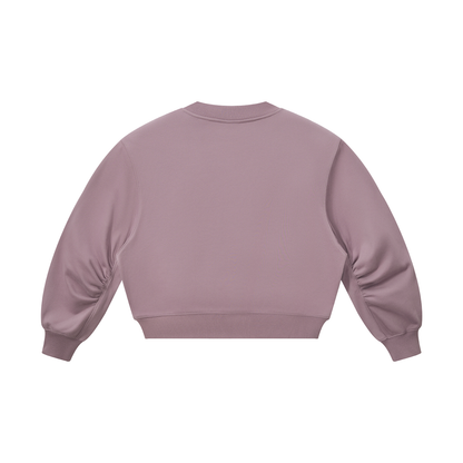 Crop V-Neck Sweatshirt