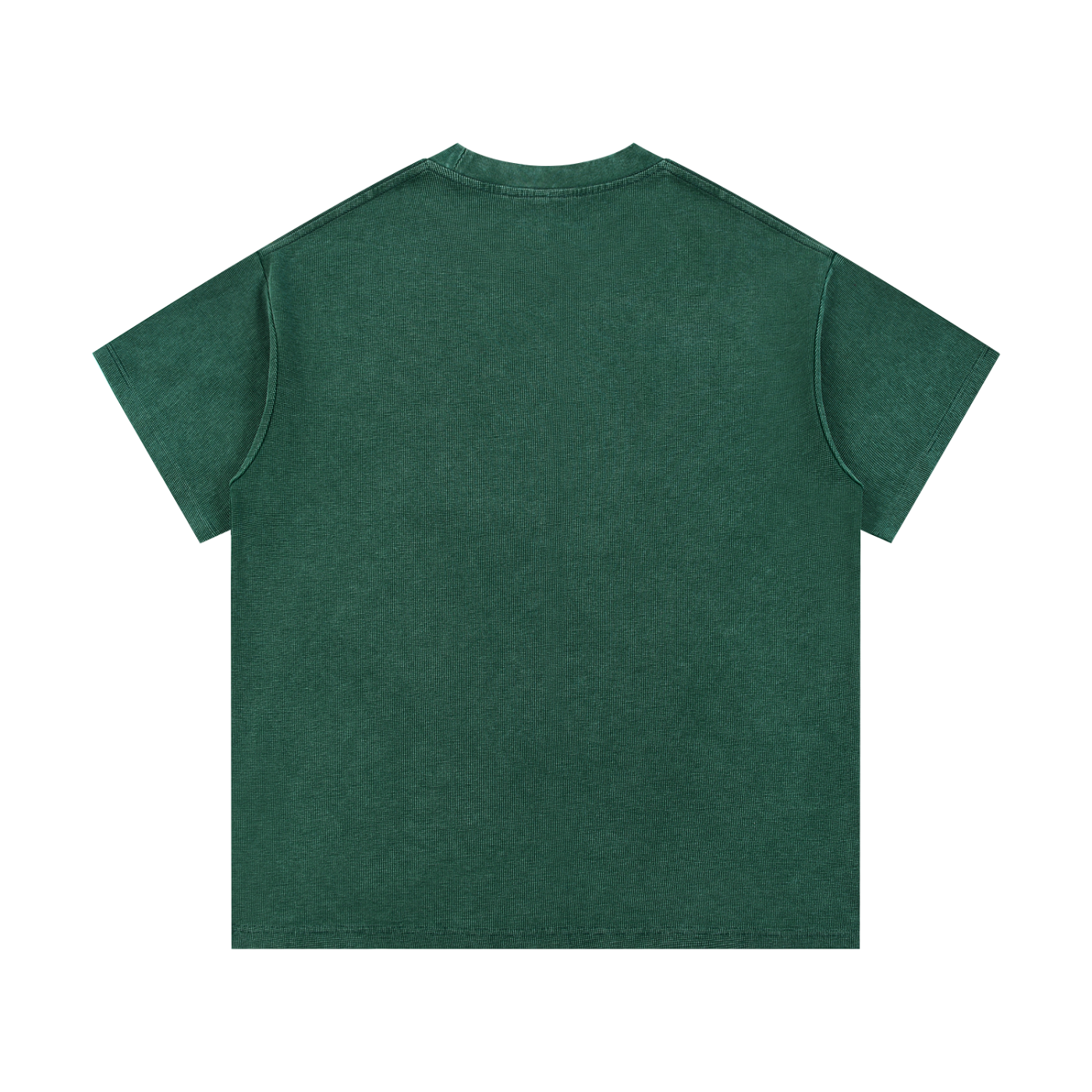 Mineral Wash Waffle-Knit Tee