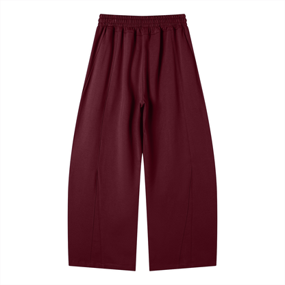 Wide-Leg Panel Sweatpants