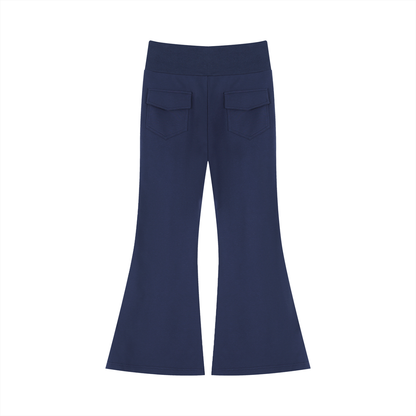 Drawstring Flared Pants