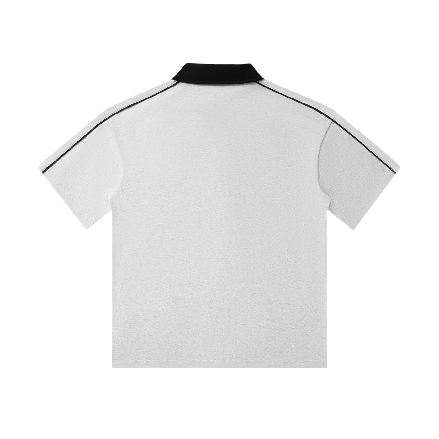 Contrast-Collar Polo