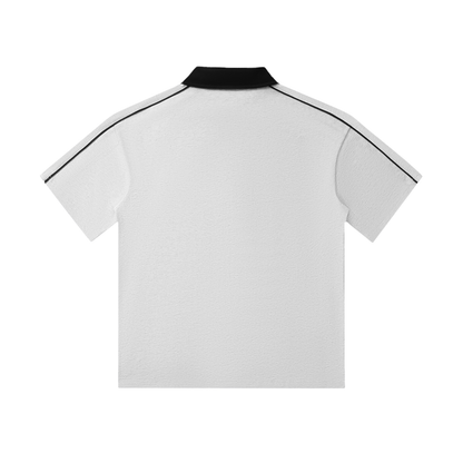 Contrast-Collar Polo