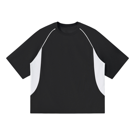 Contrast-Piping Raglan Tee product photo – Aurex