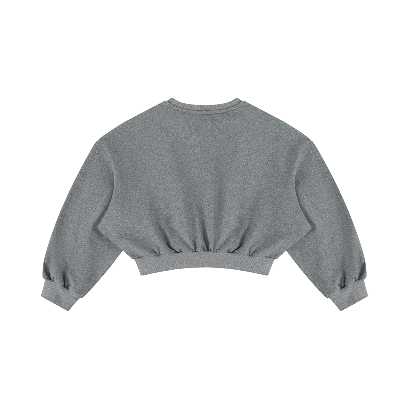 Boxy Crop Crewneck Sweatshirt