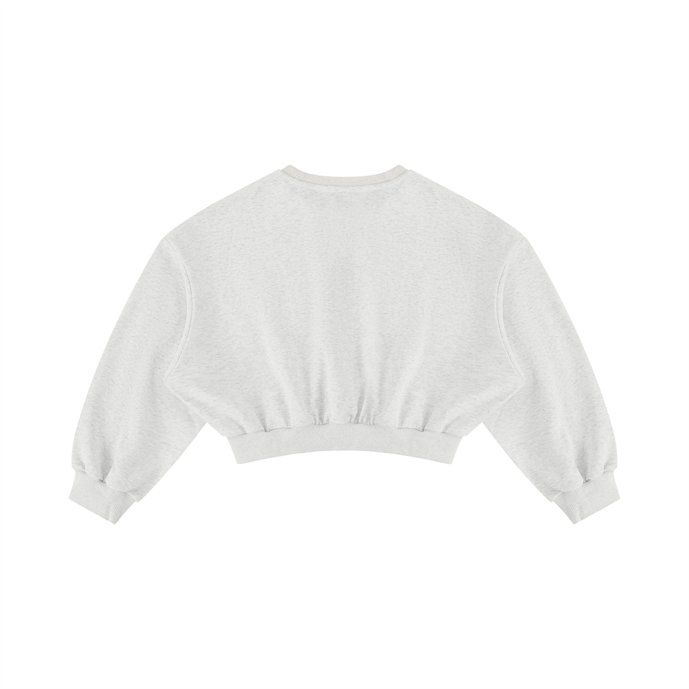Boxy Crop Crewneck Sweatshirt