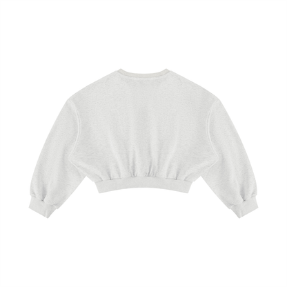 Boxy Crop Crewneck Sweatshirt