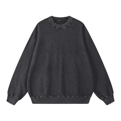Snow Wash Oversized Sweatshirt product photo – Aurex