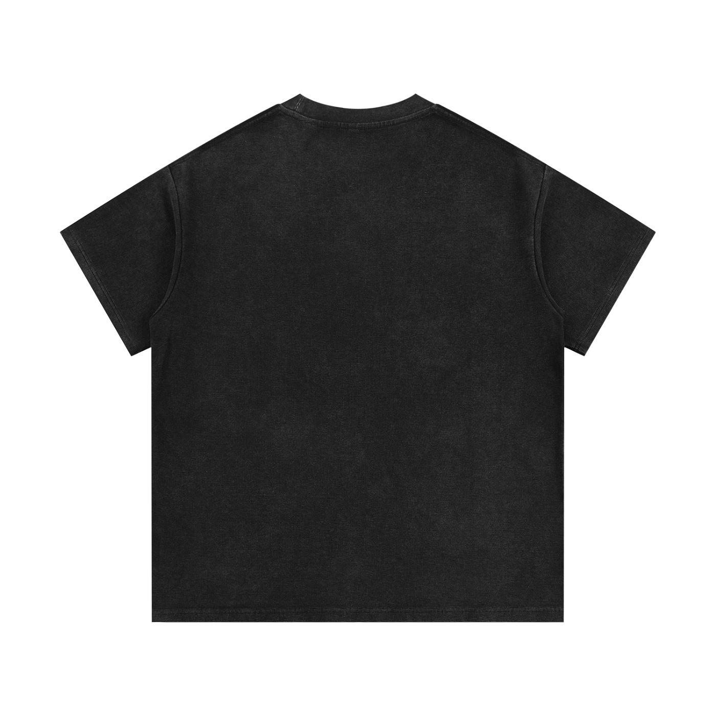 Mineral Wash Waffle-Knit Tee