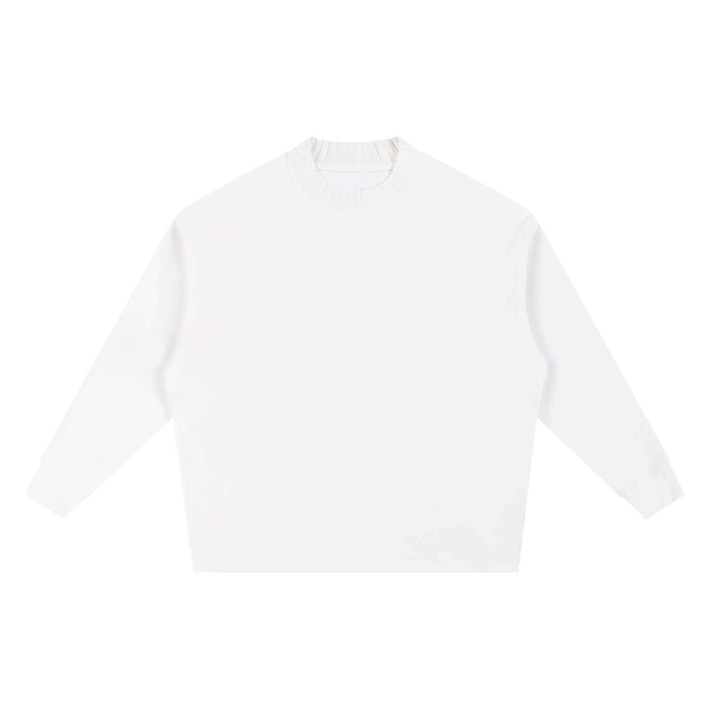 Round-Neck Oversized Sweatshirt