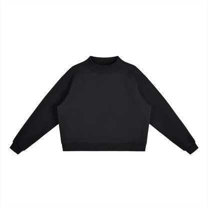 Fleece Mock-Neck Sweatshirt product photo – Aurex