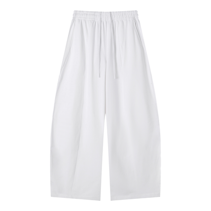 Wide-Leg Panel Sweatpants