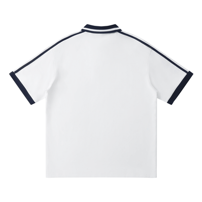 Contrast-Piping Polo