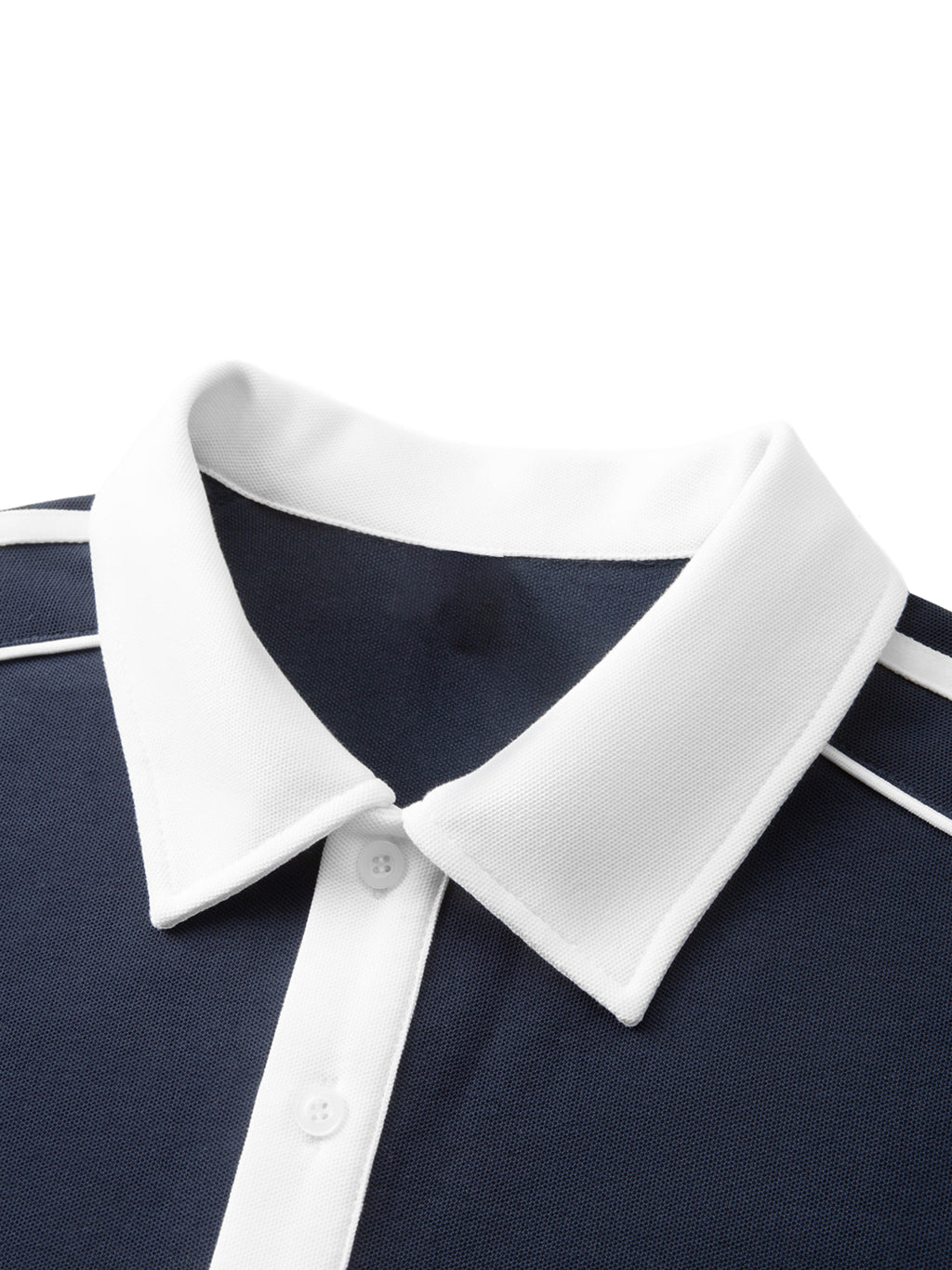 Collar Short-Sleeve Polo Shirt
