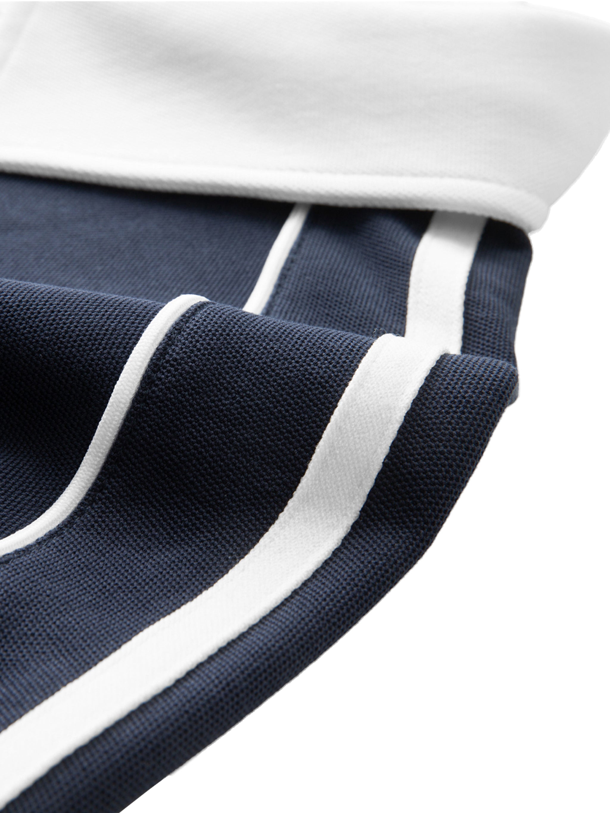 Collar Short-Sleeve Polo Shirt